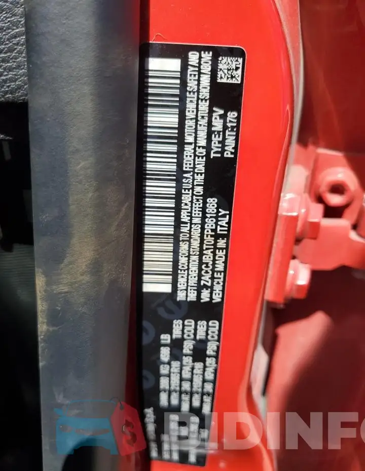 ZACCJBAT0FPB61868 Photo# 13