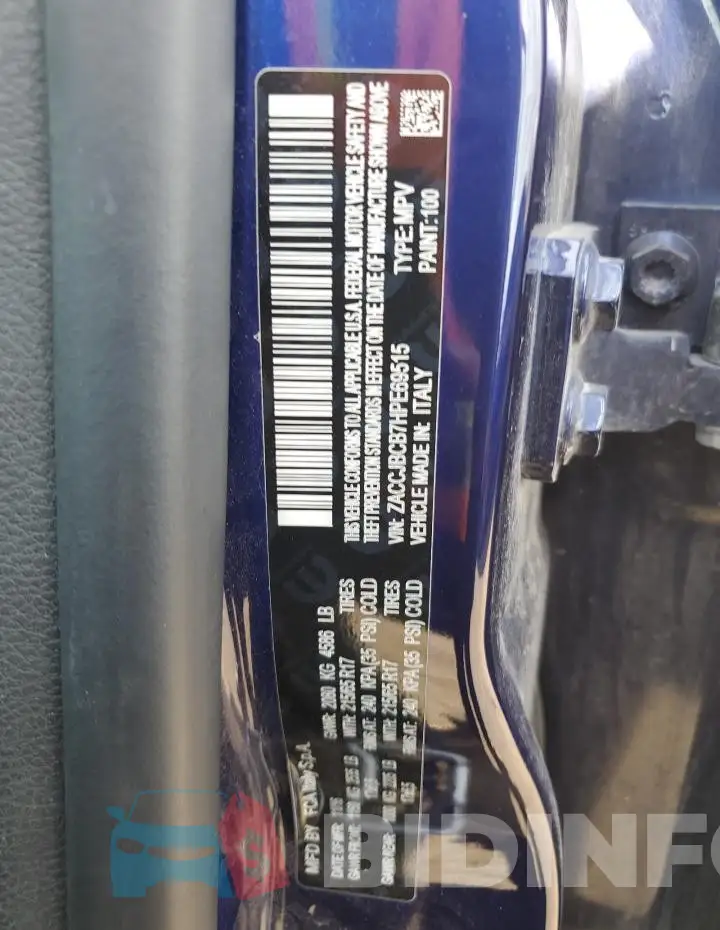 ZACCJBCB7HPE69515 Photo# 14
