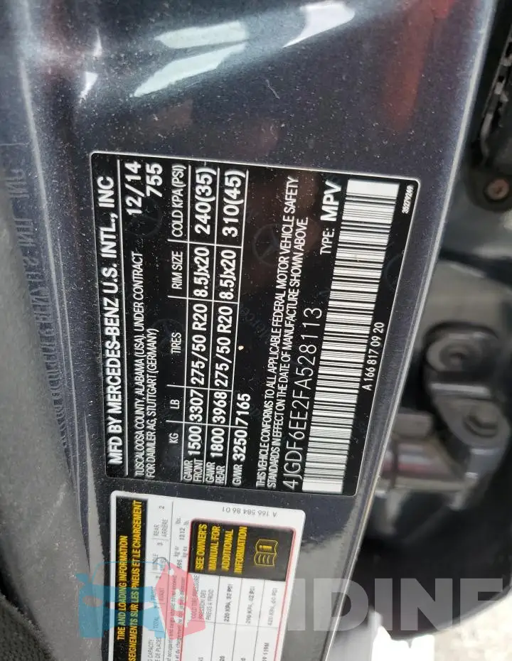 4JGDF6EE2FA528113 Photo# 13