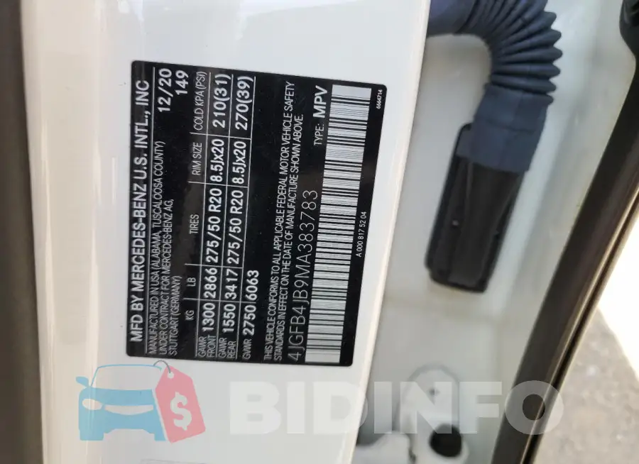4JGFB4JB9MA383783 Photo# 13