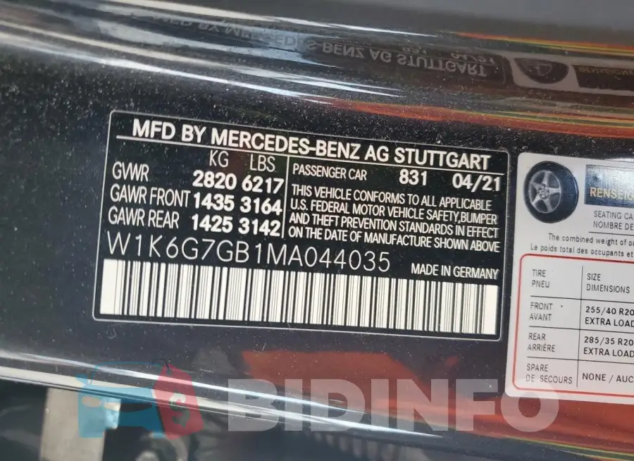 W1K6G7GB1MA044035 Photo# 12