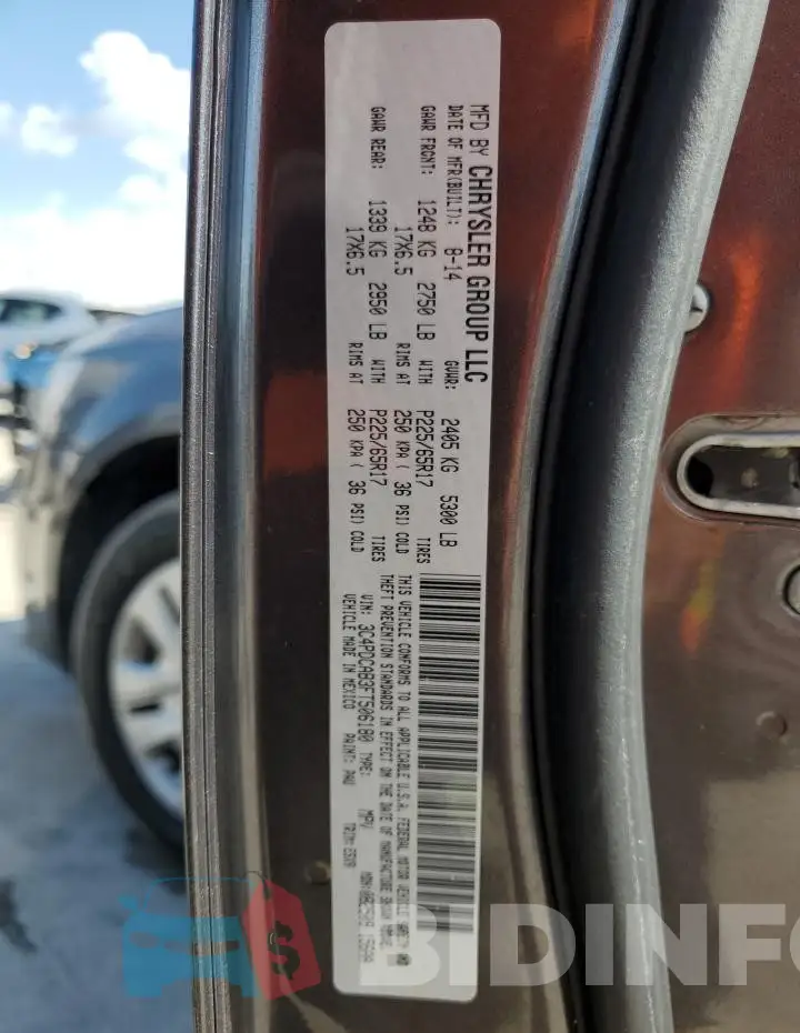 3C4PDCAB3FT506180 Photo# 14