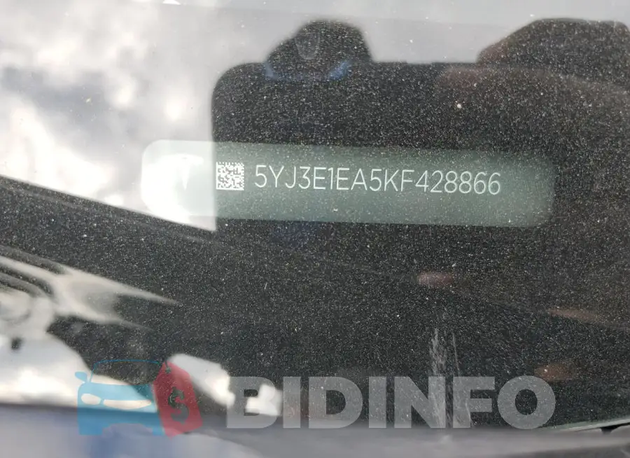 5YJ3E1EA5KF428866 Photo# 12