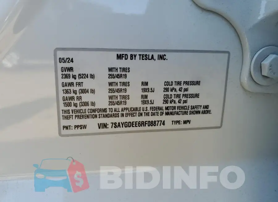 7SAYGDEE6RF088774 Photo# 12
