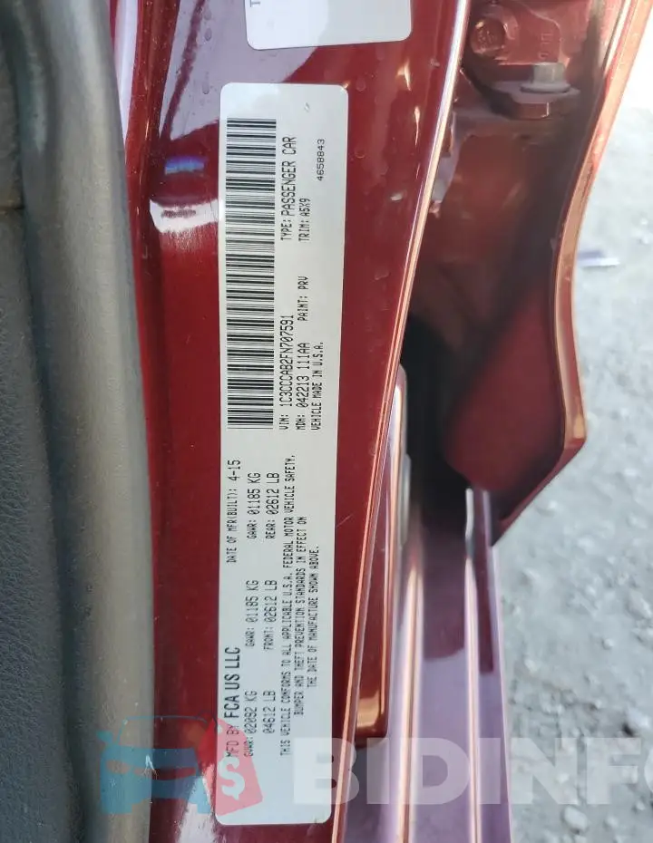 1C3CCCAB2FN707591 Photo# 12