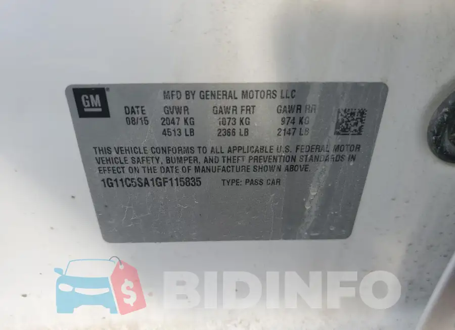 1G11C5SA1GF115835 Photo# 13