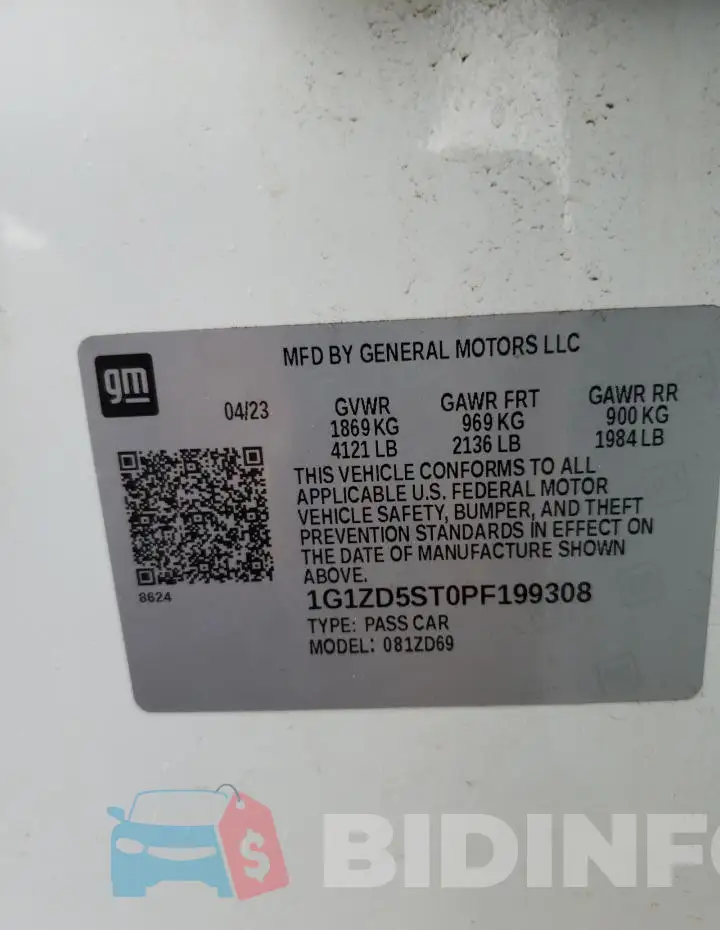 1G1ZD5ST0PF199308 Photo# 12