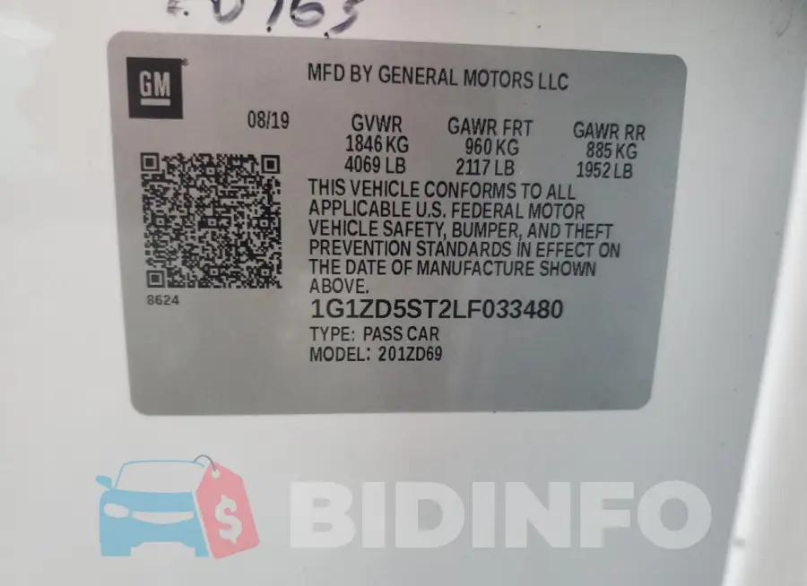 1G1ZD5ST2LF033480 Photo# 12