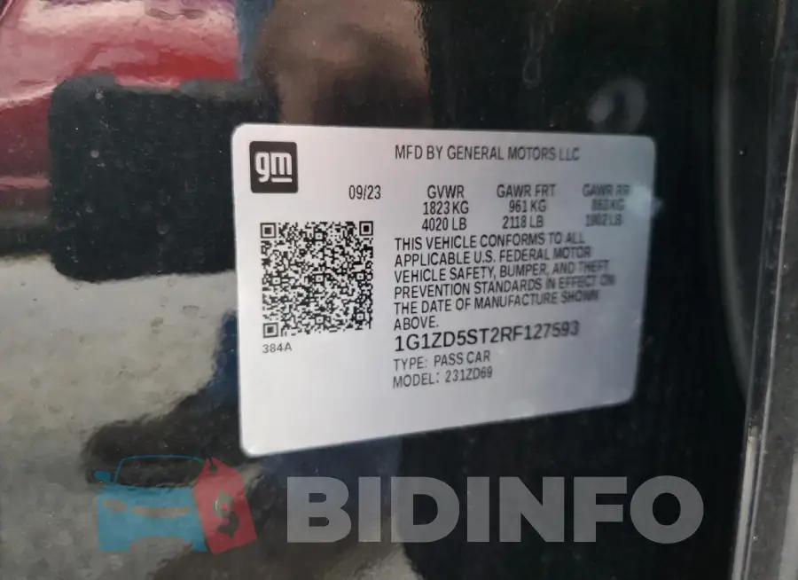 1G1ZD5ST2RF127593 Photo# 13