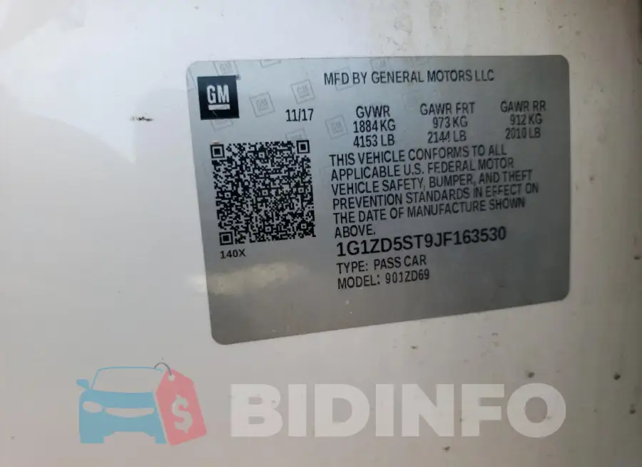 1G1ZD5ST9JF163530 Photo# 12