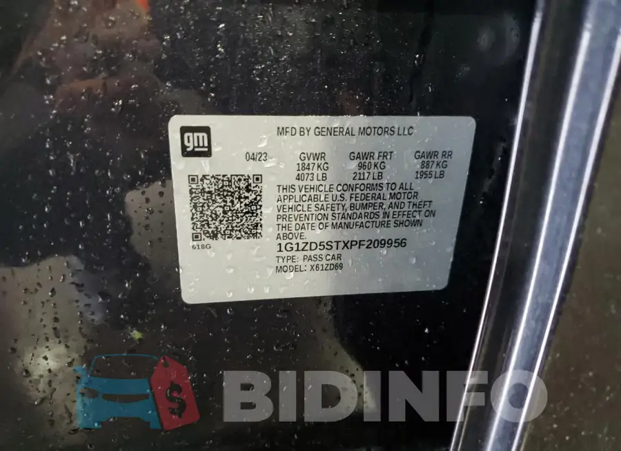 1G1ZD5STXPF209956 Photo# 13