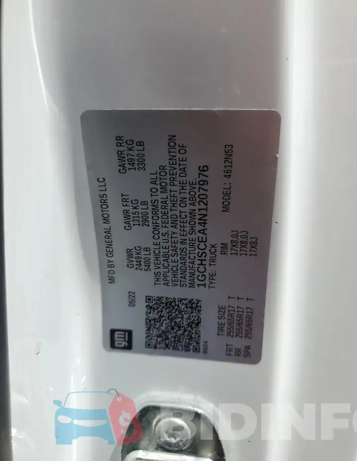 1GCHSCEA4N1207976 Photo# 12