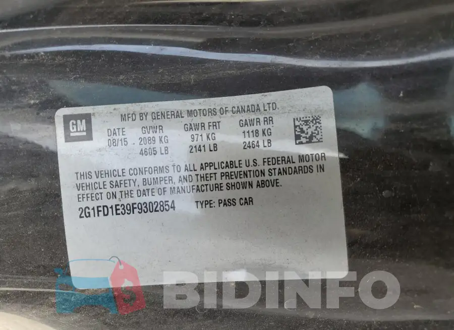 2G1FD1E39F9302854 Photo# 13