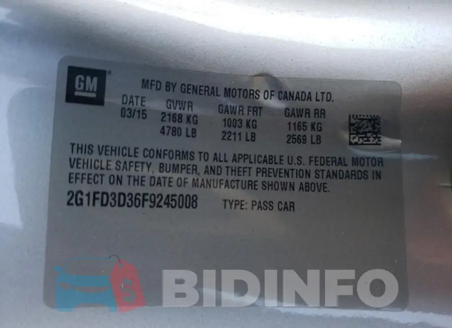 2G1FD3D36F9245008 Photo# 12