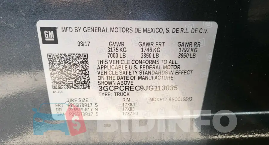3GCPCREC9JG113035 Photo# 10