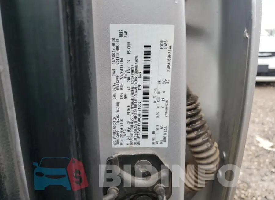 1FTEW1EG0GKF71602 Photo# 12