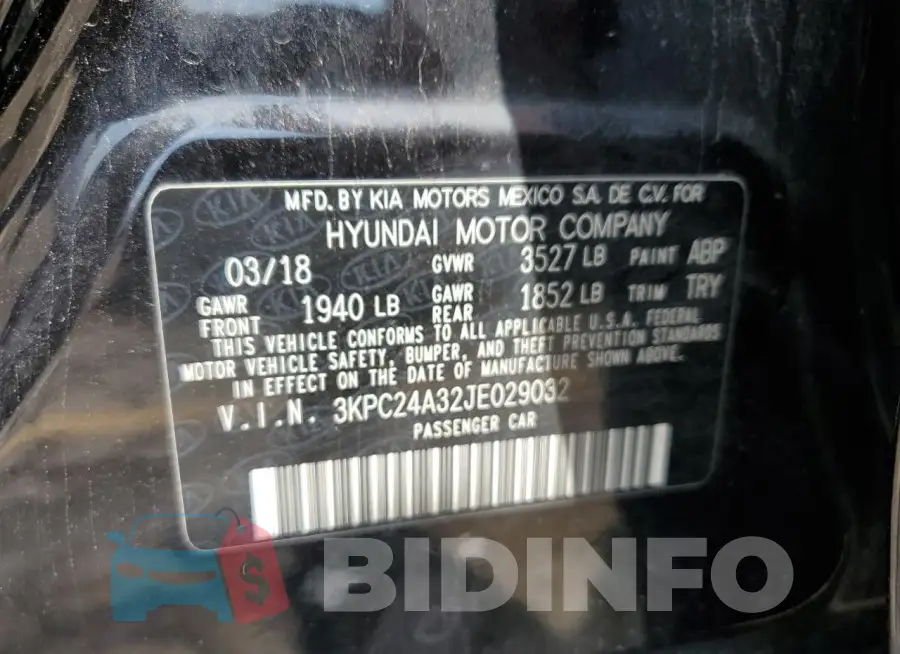 3KPC24A32JE029032 Photo# 12