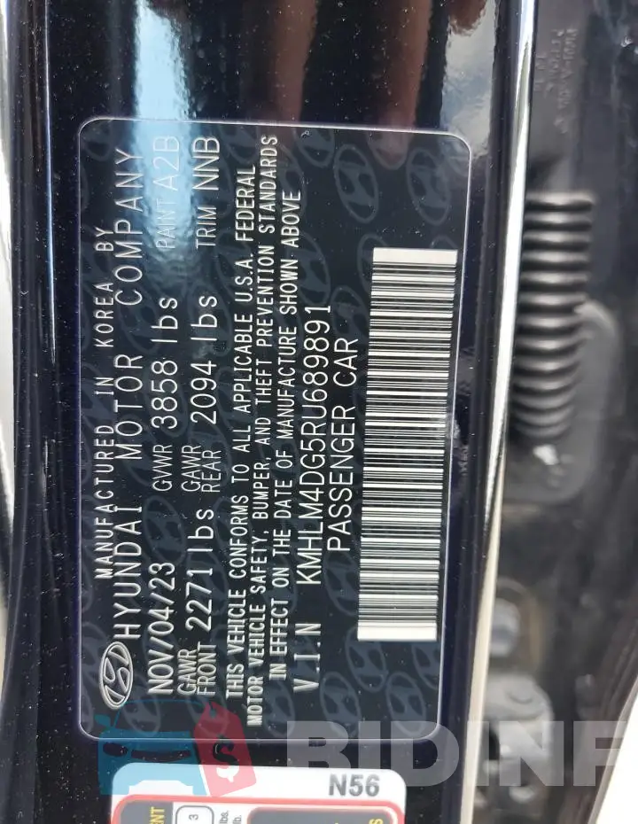 KMHLM4DG5RU689891 Photo# 12
