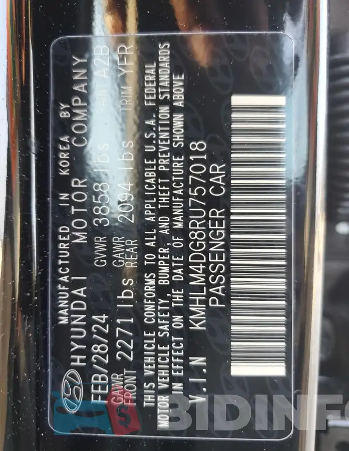 KMHLM4DG8RU757018 Photo# 12