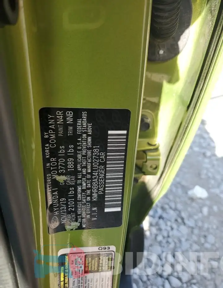 KMHRB8A34LU027381 Photo# 13