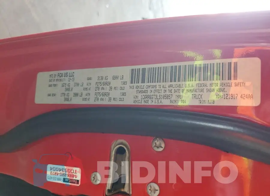 1C6RR6GT3LS105857 Photo# 12