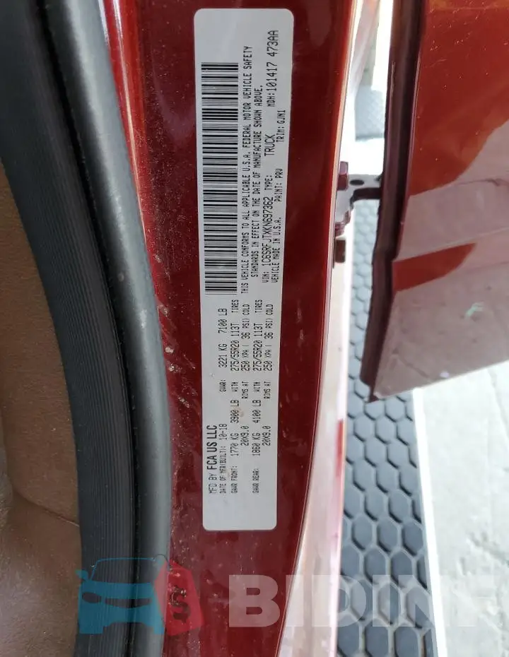 1C6SRFJTXKN697362 Photo# 13