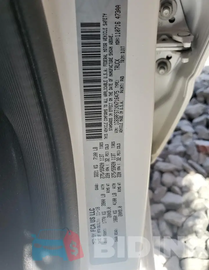 1C6SRFST1KN716475 Photo# 12