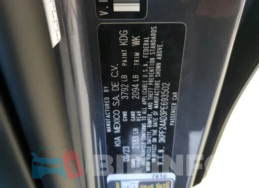 3KPF24AD3PE693502 Photo# 12