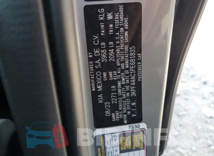 3KPF44AC1PE681835 Photo# 12