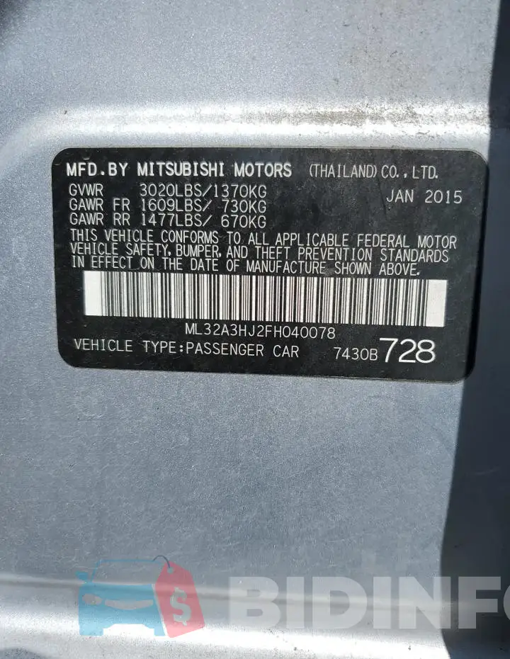 ML32A3HJ2FH040078 Photo# 12