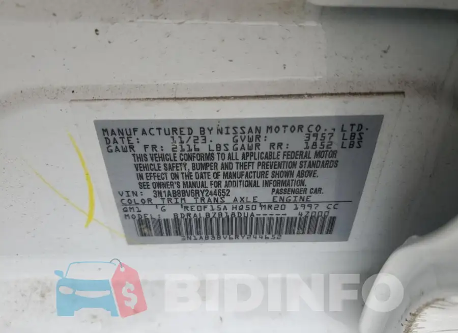 3N1AB8BV6RY244652 Photo# 12