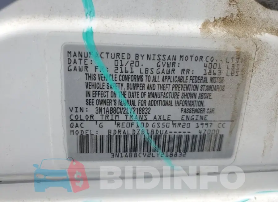 3N1AB8CV2LY218832 Photo# 12