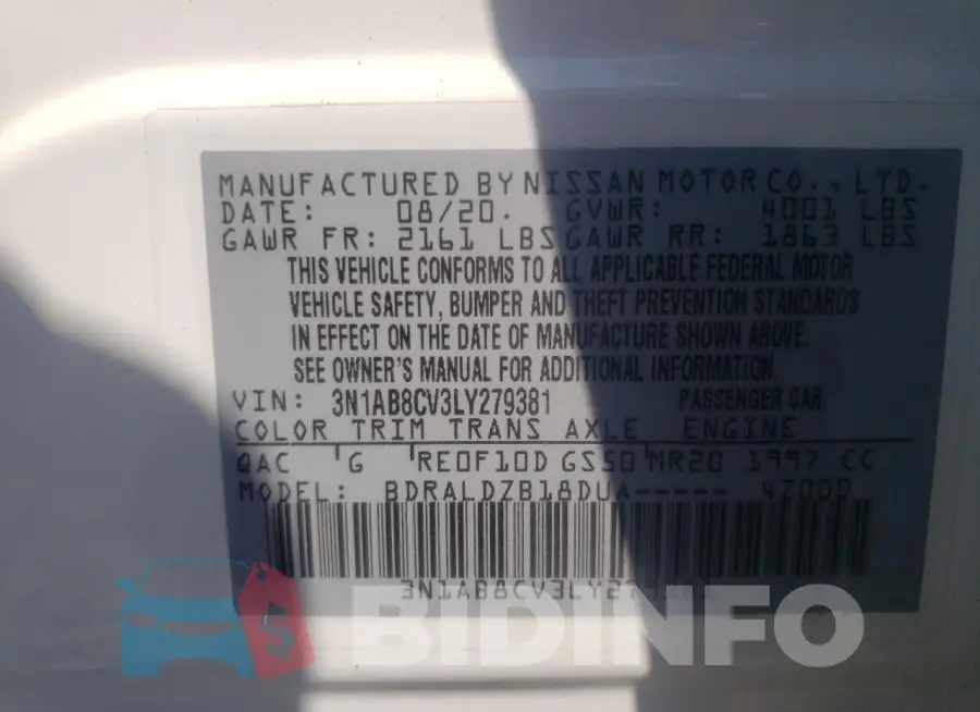 3N1AB8CV3LY279381 Photo# 12