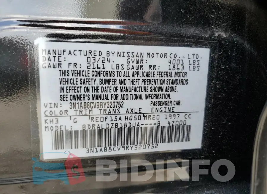 3N1AB8CV9RY320752 Photo# 13