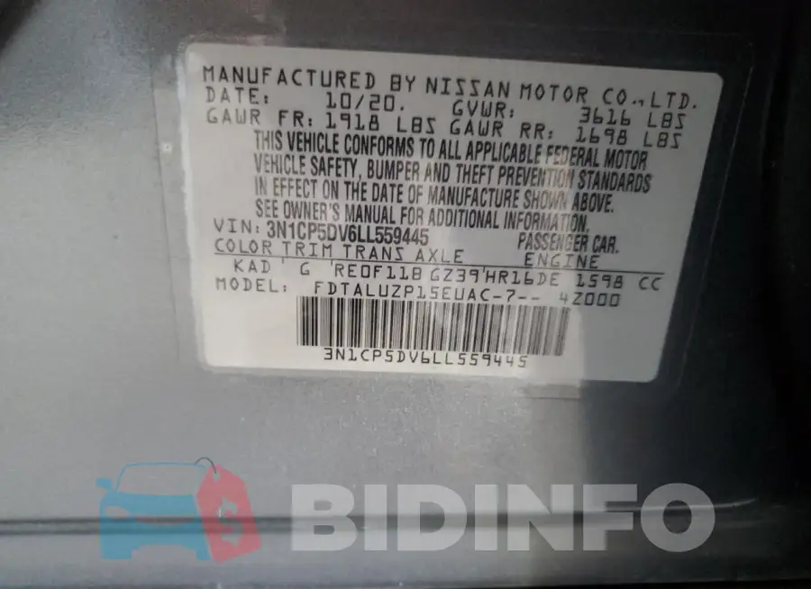 3N1CP5DV6LL559445 Photo# 12