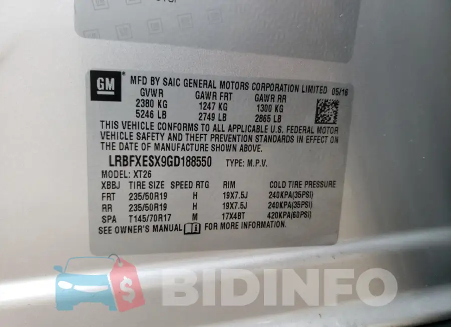 LRBFXESX9GD188550 Photo# 13
