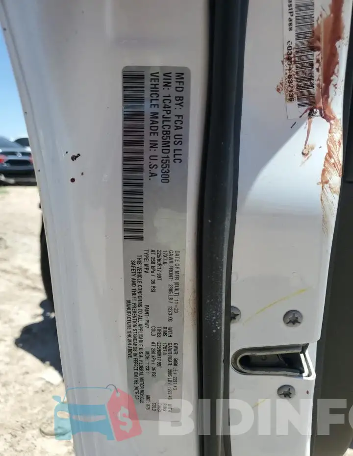 1C4PJLCB5MD155300 Photo# 14