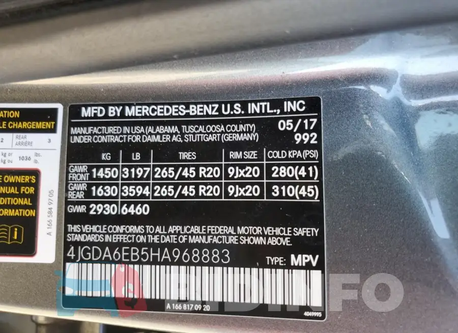 4JGDA6EB5HA968883 Photo# 13