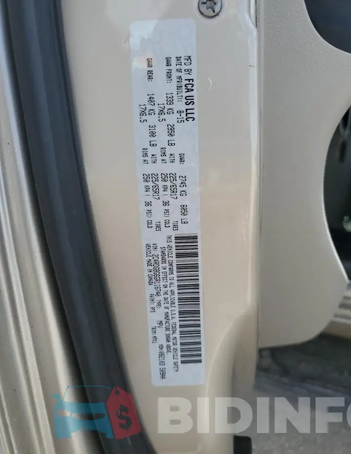 2C4RDGBG6GR116740 Photo# 12