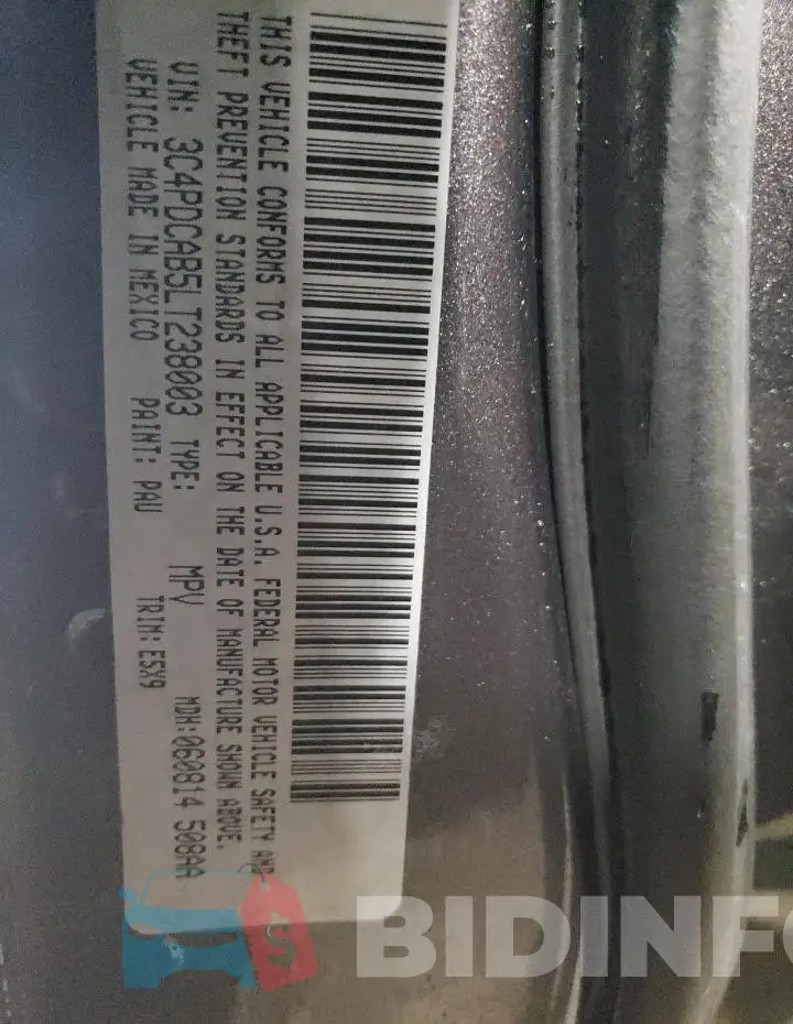 3C4PDCAB5LT238003 Photo# 12