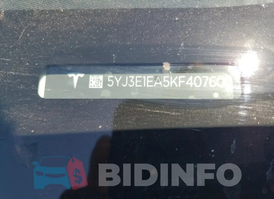 5YJ3E1EA5KF407600 Photo# 12