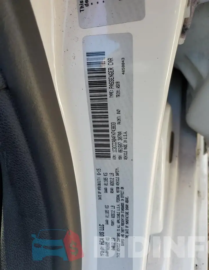 1C3CCCAB4FN743833 Photo# 12