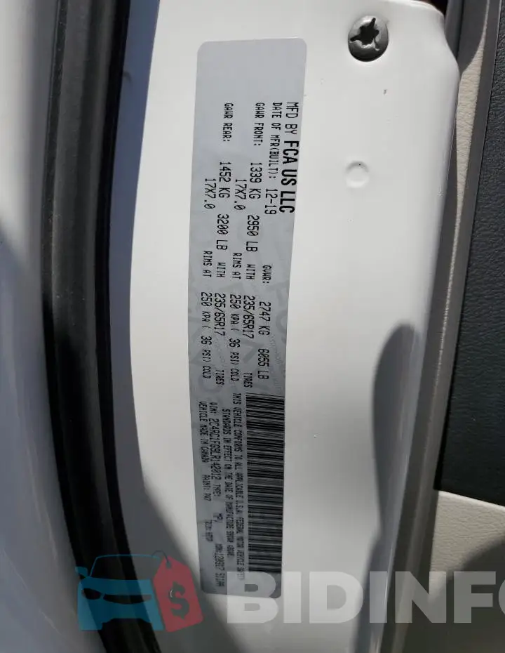 2C4RC1FG9LR142012 Photo# 14