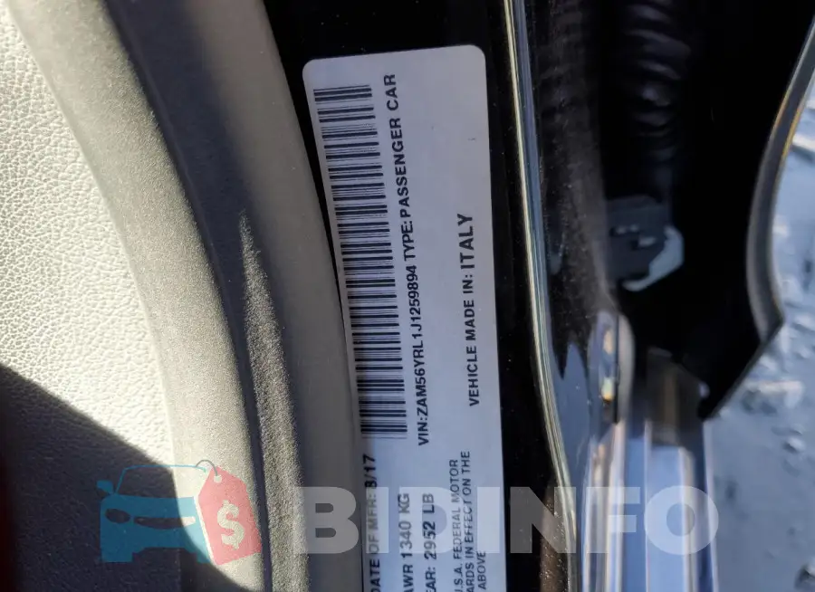 ZAM56YRL1J1259894 Photo# 12