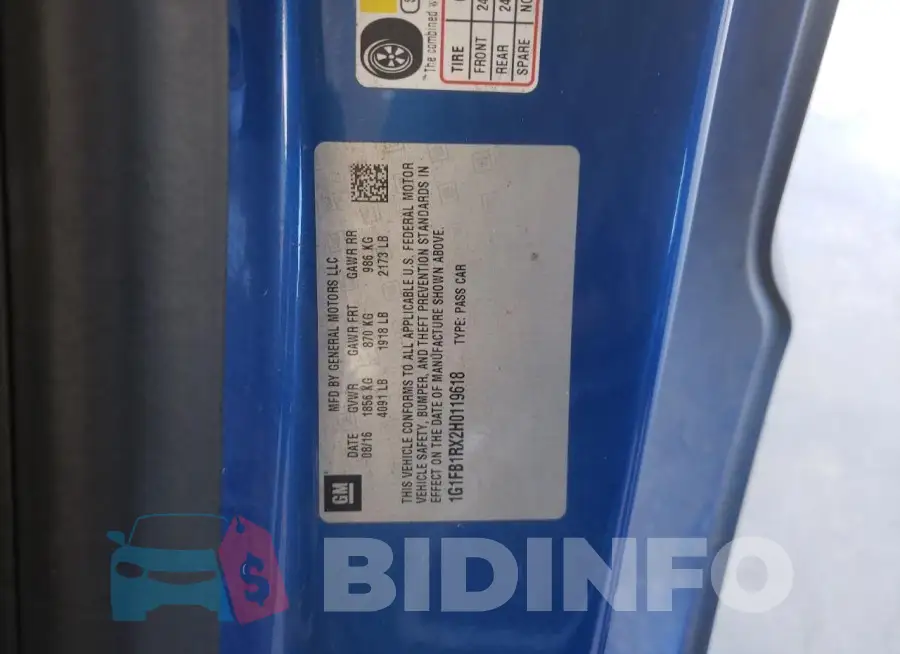 1G1FB1RX2H0119618 Photo# 12