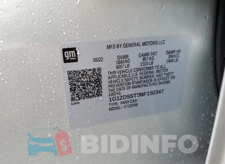 1G1ZD5ST0NF150347 Photo# 13