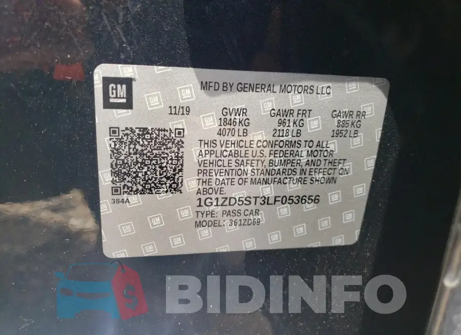 1G1ZD5ST3LF053656 Photo# 12
