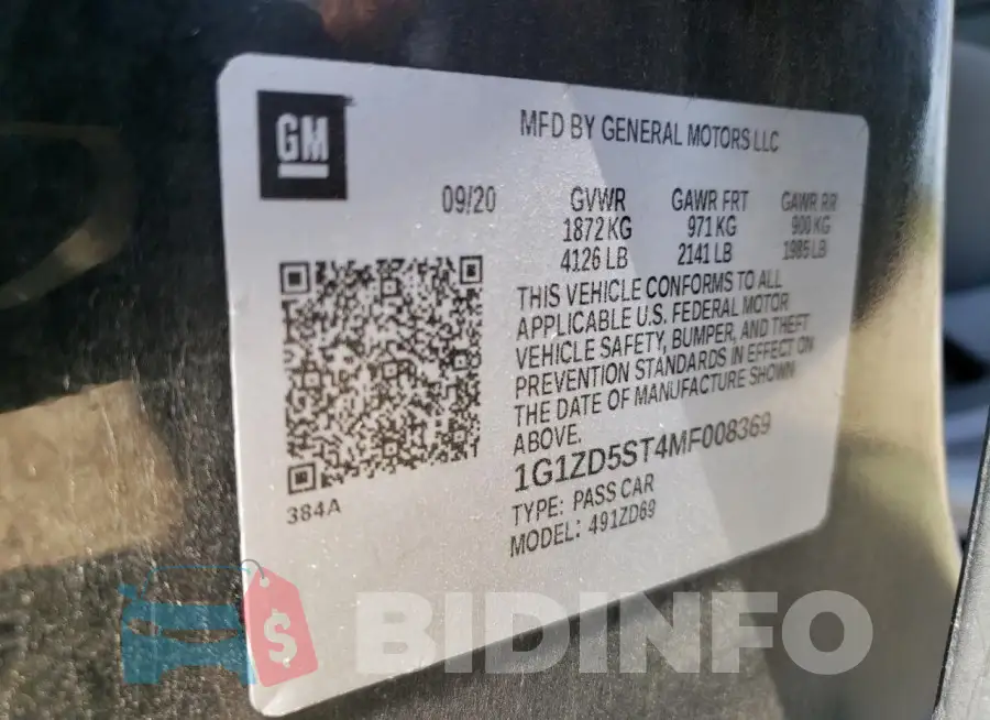 1G1ZD5ST4MF008369 Photo# 12