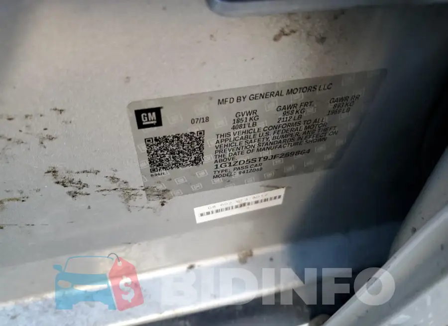 1G1ZD5ST9JF269864 Photo# 12