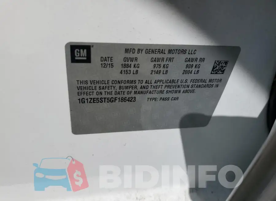 1G1ZE5ST5GF186423 Photo# 12